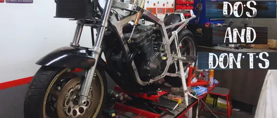 Do’s and don’t while doing motorcycle restoration
